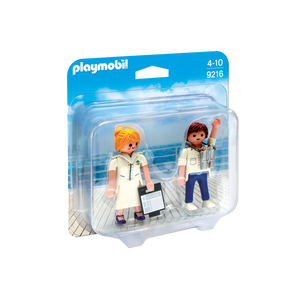 Playmobil 9216 Duo Pack - Stewardess und Offizier
