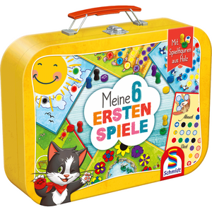 Schmidt Spiele 40591 Meine 6 ersten Spiele im Metallkoffer