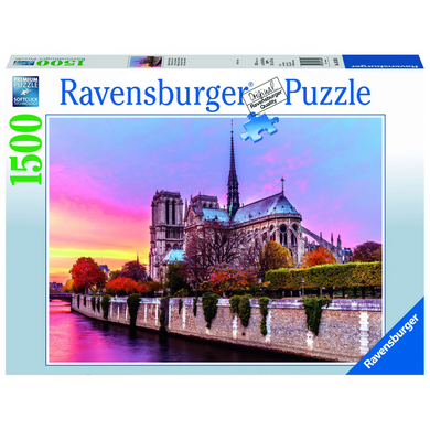 Ravensburger 16345 Erwachsenen-Puzzle - # 1500 - Malerisches Notre Dame