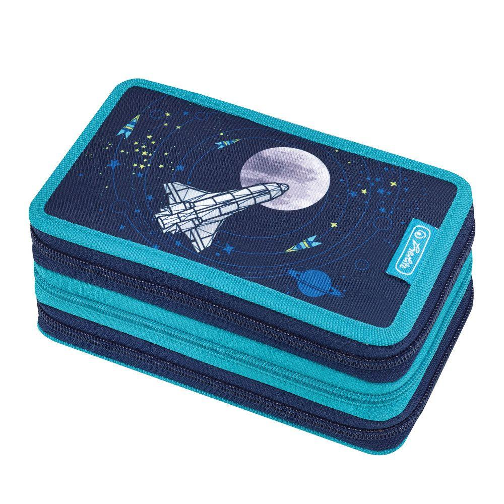 Pelikan 50014446 Herlitz - Federtasche Triple Etui - Space - 31-teilig