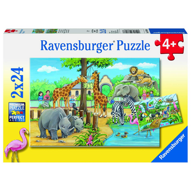 Ravensburger 07806 Kinder-Puzzle - # 24 - Willkommen im Zoo