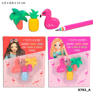 Depesche 8782 TOP Model - Radierer Set Tropical
