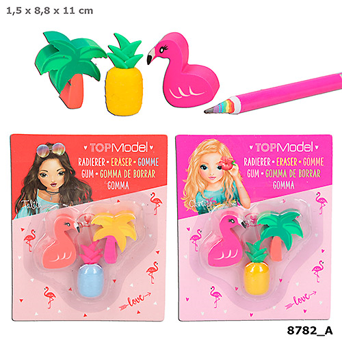 Depesche 8782 TOP Model - Radierer Set Tropical