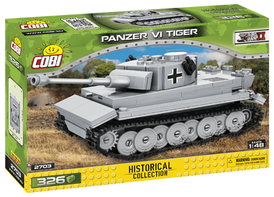 Cobi 2703 Historical Collection WWII - 326 PCS HC WWII /2703/ Panzer VI Tiger