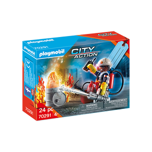 Playmobil 70291 City Action - Geschenkset Feuerwehr