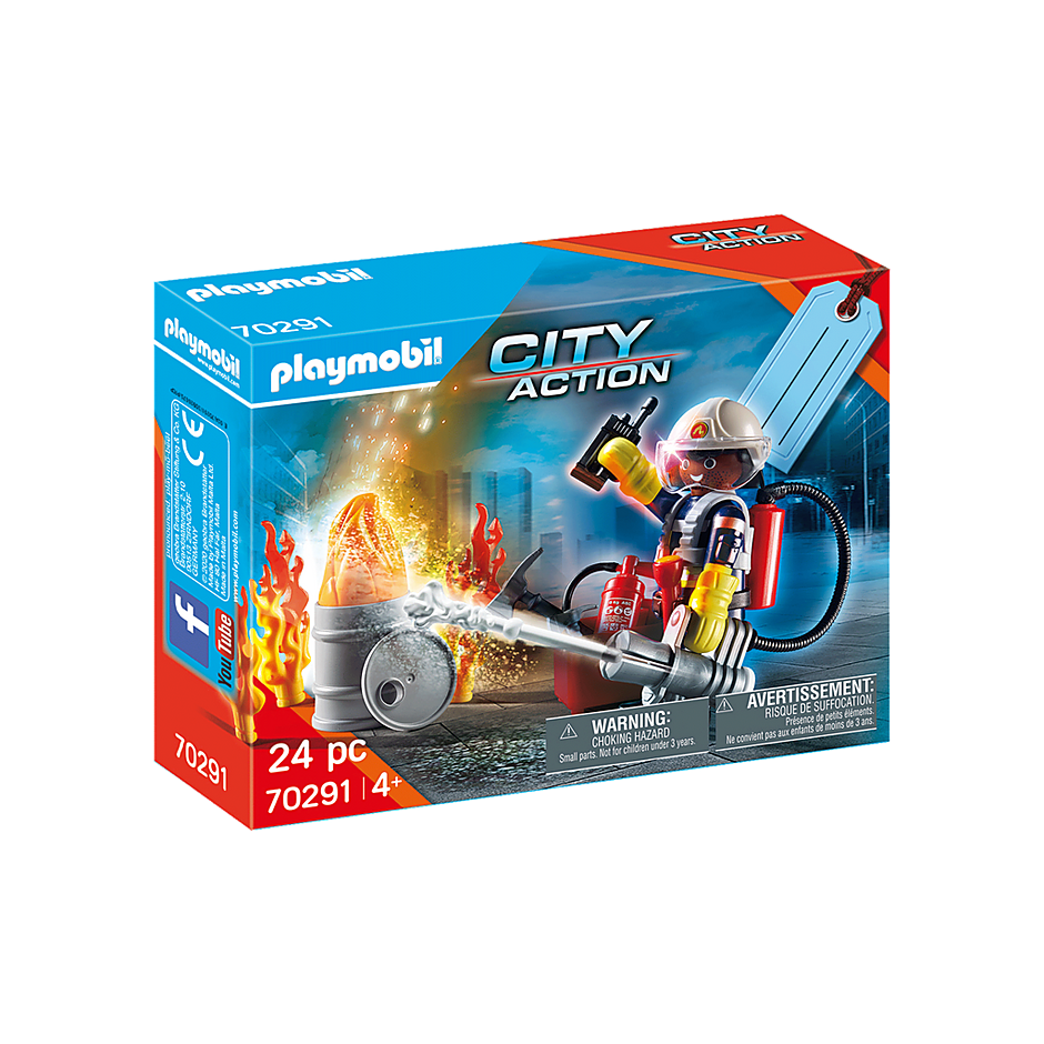 Playmobil 70291 City Action - Geschenkset Feuerwehr