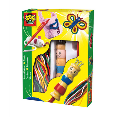 SES 862 SES creative - Strickliesel - Strickpuppe und Wolle