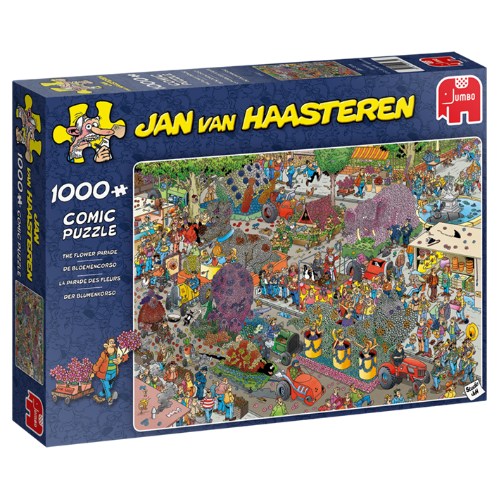 Jumbo Spiele 19071 # 1000 - Jan van Haasteren - Die Blumen Parade