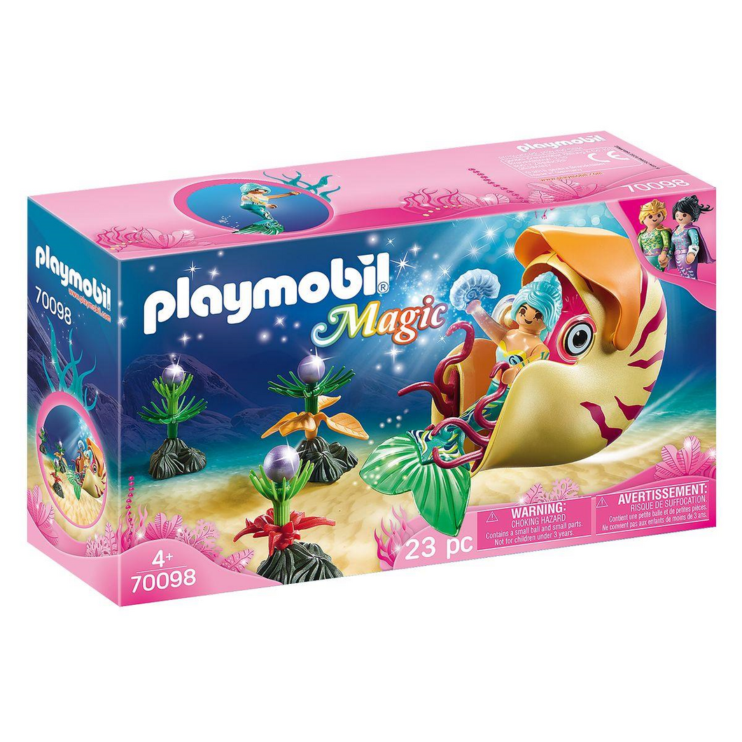 Playmobil 70098 Magic - Meerjungfrau mit Schneckengondel