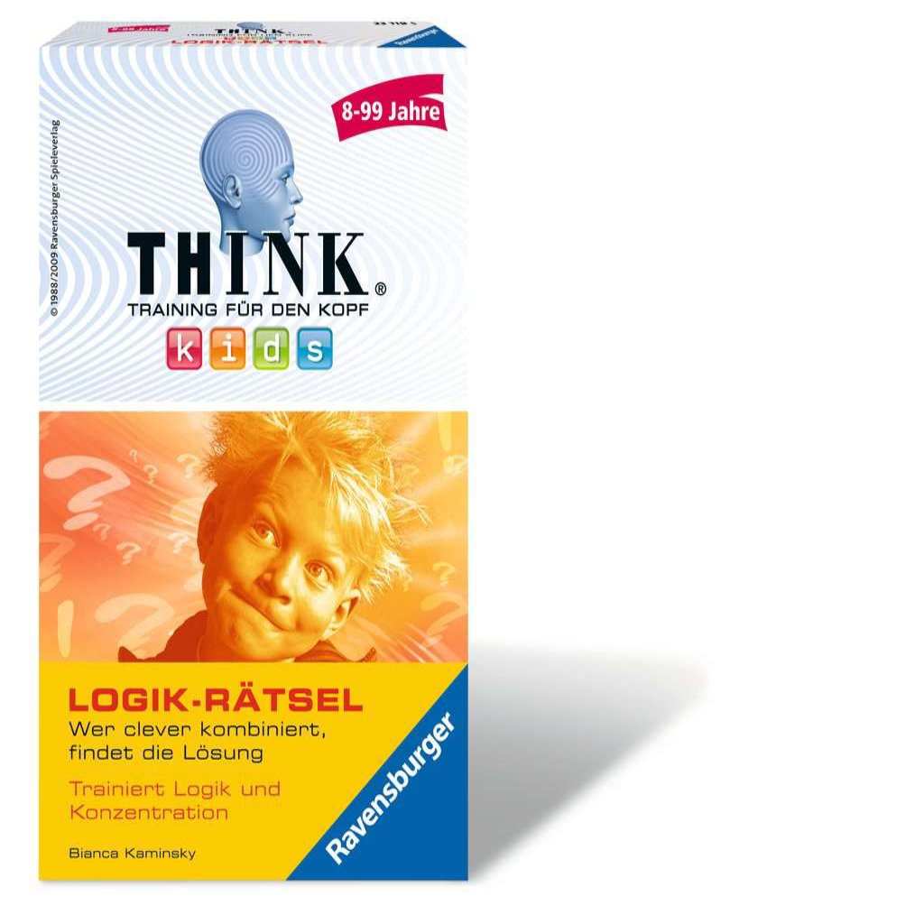 Ravensburger 23294 Mitbringspiele - THINK® Kids Logik-Rätsel