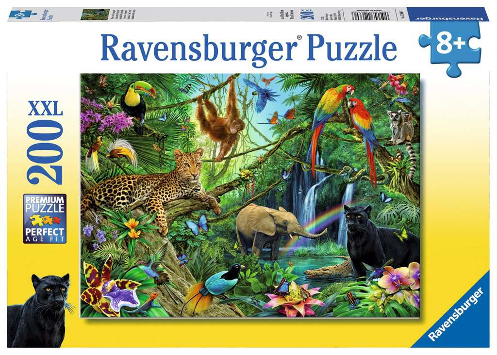 Ravensburger 12660 Kinder-Puzzle - # 200 - Tiere im Dschungel