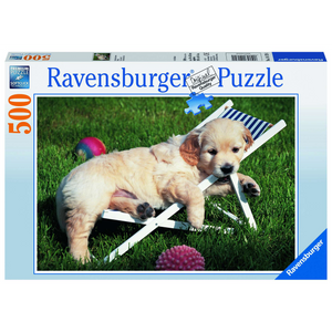 Ravensburger 14179 Erwachsenen-Puzzle - 500 Teile Puzzle - # 500 - Golden Retriever