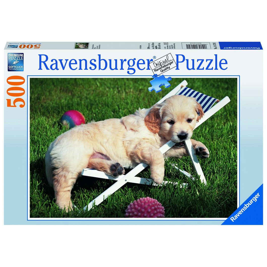 Ravensburger 14179 Erwachsenen-Puzzle - 500 Teile Puzzle - # 500 - Golden Retriever