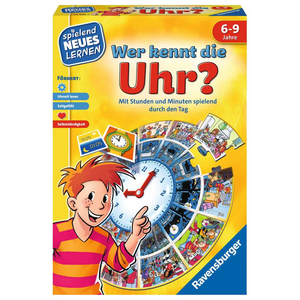 Ravensburger 24995 Spielend Neues Lernen - Wer kennt die Uhr?