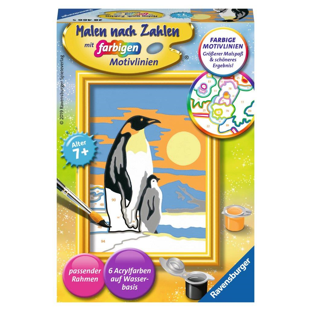 Ravensburger 28466 Malen nach Zahlen - Süße Pinguine