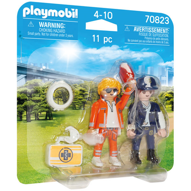 Playmobil 70823 Duo Pack - Notarzt und Polizistin