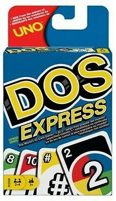 Mattel GDG34 Mattel Spiele - UNO - DOS Express - Kartenspiel