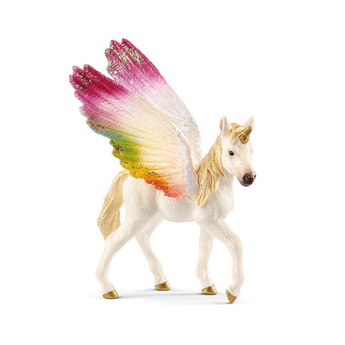 Schleich 70577 Bayala - Geflügeltes Regenbogeneinhorn - Fohlen