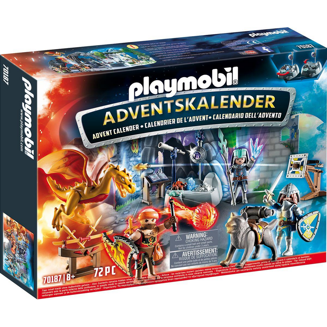 Playmobil 70187 Christmas - Adventskalender ''Kampf um den magischen Stein