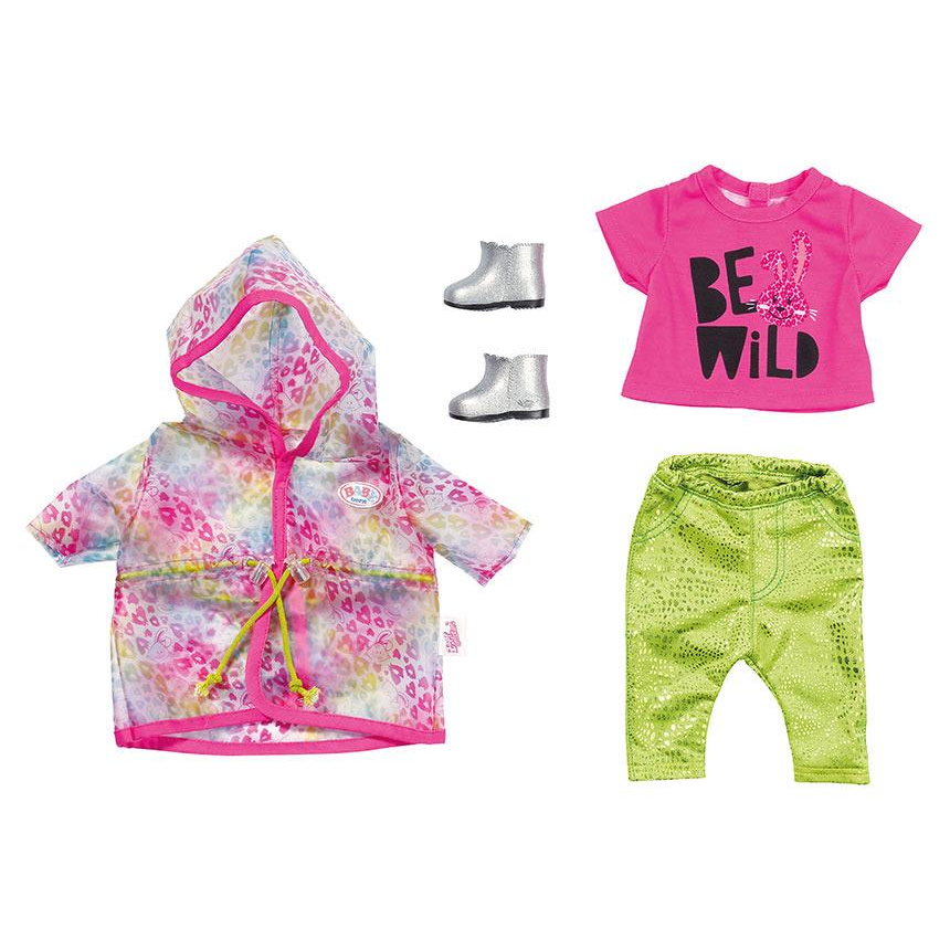 Zapf Creation 828328 Baby Born - Deluxe Trendiges Regenbogen Set
