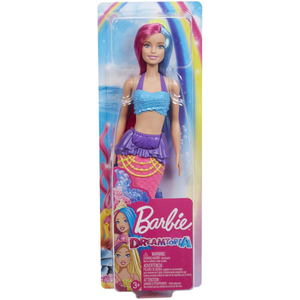 Mattel GJK08 Barbie - Dreamtopia - Meerjungfrau - blau- und pinkfarbenes Haar