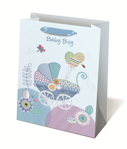 Iden 30209 Idena - Geschenktasche Baby (blau)