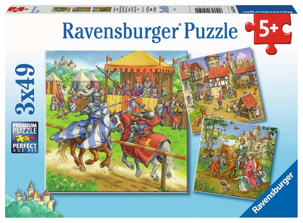 Ravensburger 05150 Kinder-Puzzle - # 49 - Ritterturnier im Mittelalter