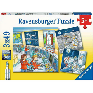 Ravensburger 05088 Kinder-Puzzle - # 49 - Auf Weltraummission mit Tom und Mia