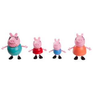 Jazwares 92611 Peppa Pig - Peppa und Familie - 4 Spielfiguren