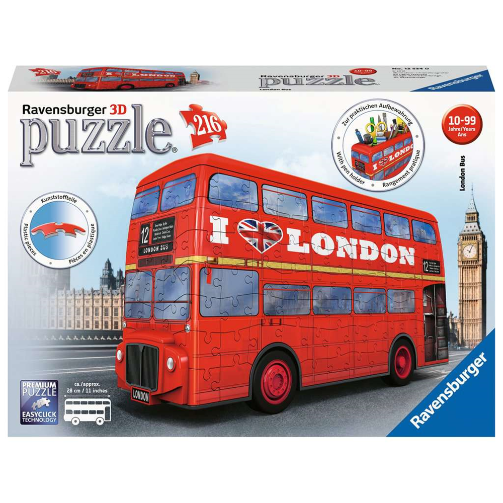 Ravensburger 12534 3D Puzzle - London Bus