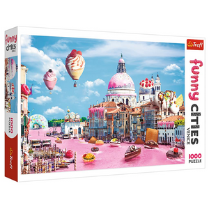 Trefl 5988 Trefl Puzzle - Funny Cities - # 1000 - Venedig
