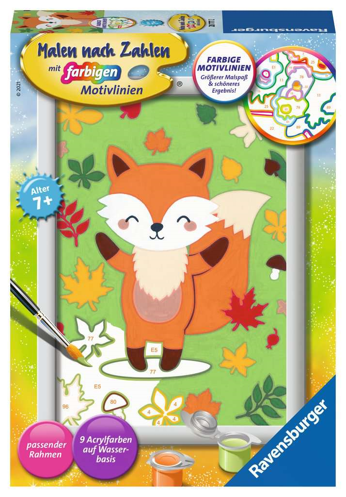 Ravensburger 28777 Malen nach Zahlen - Süßer Fuchs