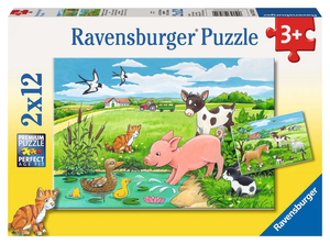 Ravensburger 07582 Kinder-Puzzle - # 12 - Tierkinder auf dem Land