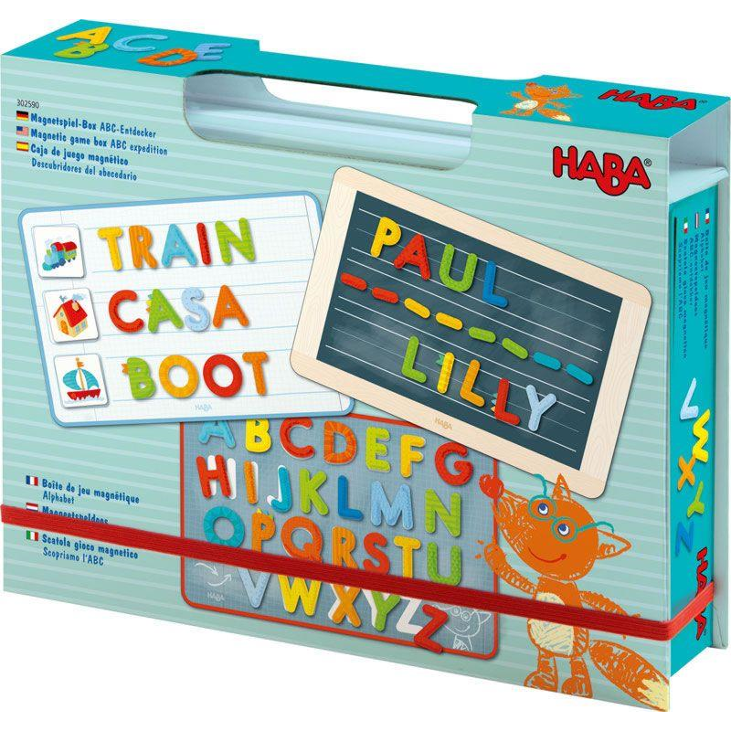 Haba 302590 Kinderspiele - Magnetspiel-Box ABC-Entdecker