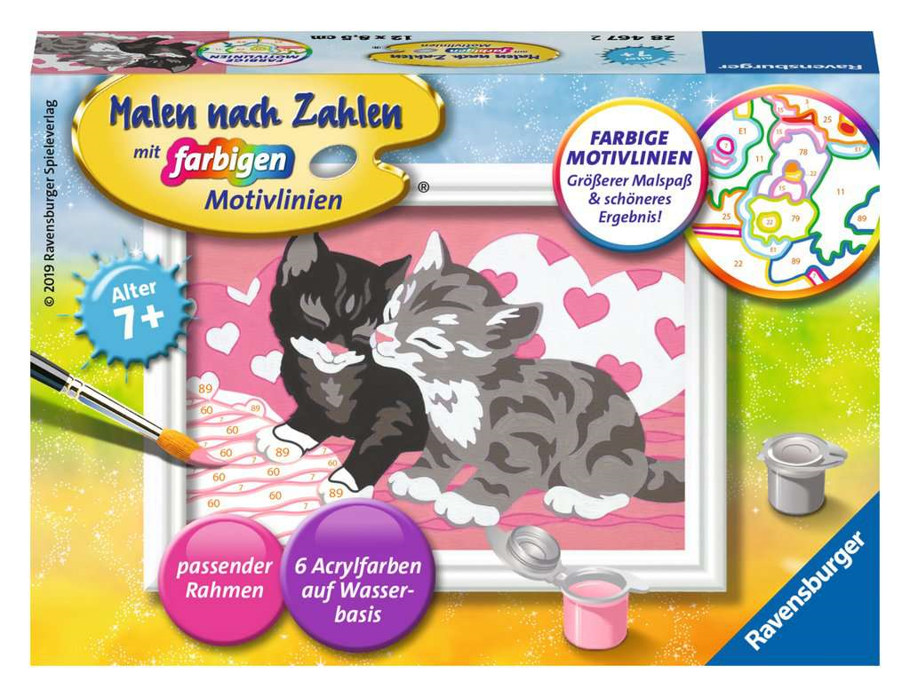 Ravensburger 28467 Malen nach Zahlen - Kuschelkatzen