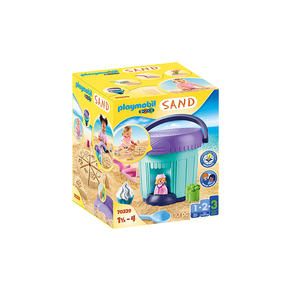 Playmobil 70339 Playmobil 1-2-3 - Kreativset Sandbäckerei