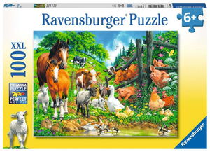 Ravensburger 10689 Kinder-Puzzle - # 100 - Versammlung der Tiere