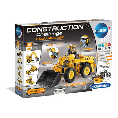 Clementoni 59030 Galileo - Construction - Baufahrzeuge
