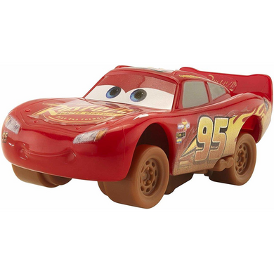 Mattel DYB04 Disney Cars - Crazy 8 Crashers - Lightning McQueen - mit Friktionsmotor