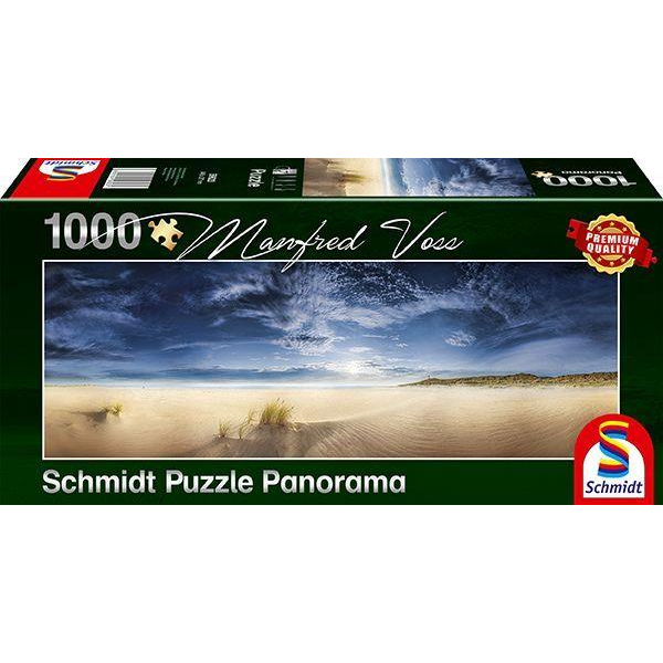 Schmidt Spiele 59623 Erwachsenenpuzzle - # 1000 - Panorama - Manfred Voss - Unendliche Weite - Sylt