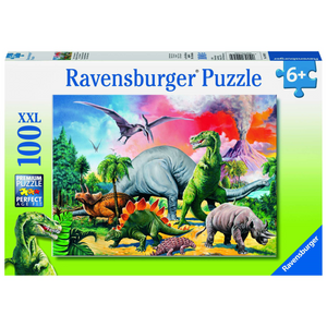 Ravensburger 10957 Kinder-Puzzle - # 100 - Unter Dinosauriern