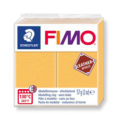 Staedtler Mars 8010109 Fimo - STAEDTLER® FIMO® effect Leder 57g - safran gelb