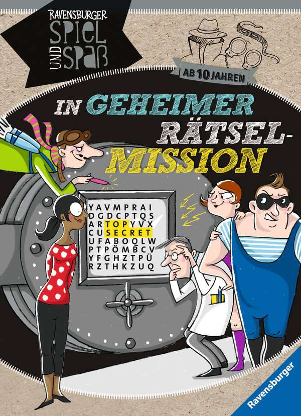 Ravensburger 41626 Spiel und Spaß - In geheimer Rätsel-Mission