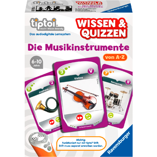 Ravensburger 007561 tiptoi - Wissen&Quiz: Die Musikinstrumente