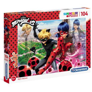 Clementoni 27077 Puzzle Miracolous - 104 Teile