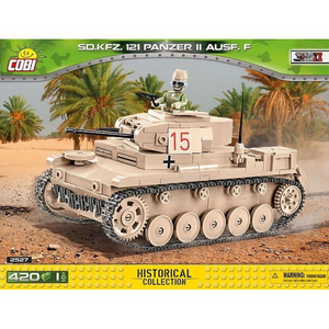 Cobi 2527 Historical Collection WWII - Sd.Kfz.121 Panzer II FAusführung F**