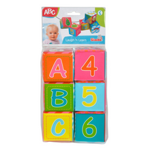 Simba Dickie 104011642 ABC - weiche Stapelwürfel