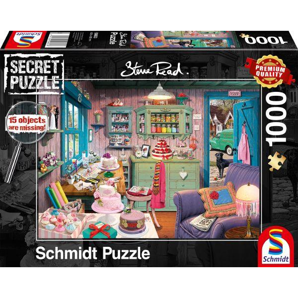 Schmidt Spiele 59653 Schmidt Puzzle - # 1000 - Steve Read - Großmutters Stube