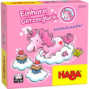 Haba 305510 Einhorn Glitzerglück - Memozauber