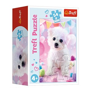 Trefl 19633 Trefl Puzzle - Kinderpuzzle - # 54 - Liebe Tiere - Hund